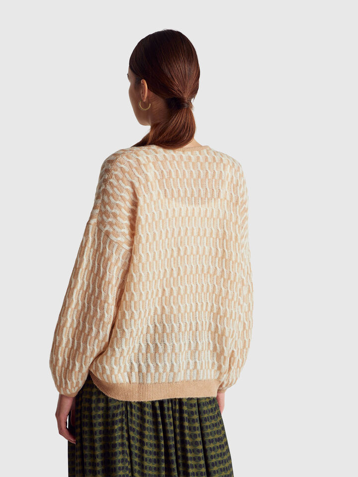 V NECK SWEATER L/S Women image number 2